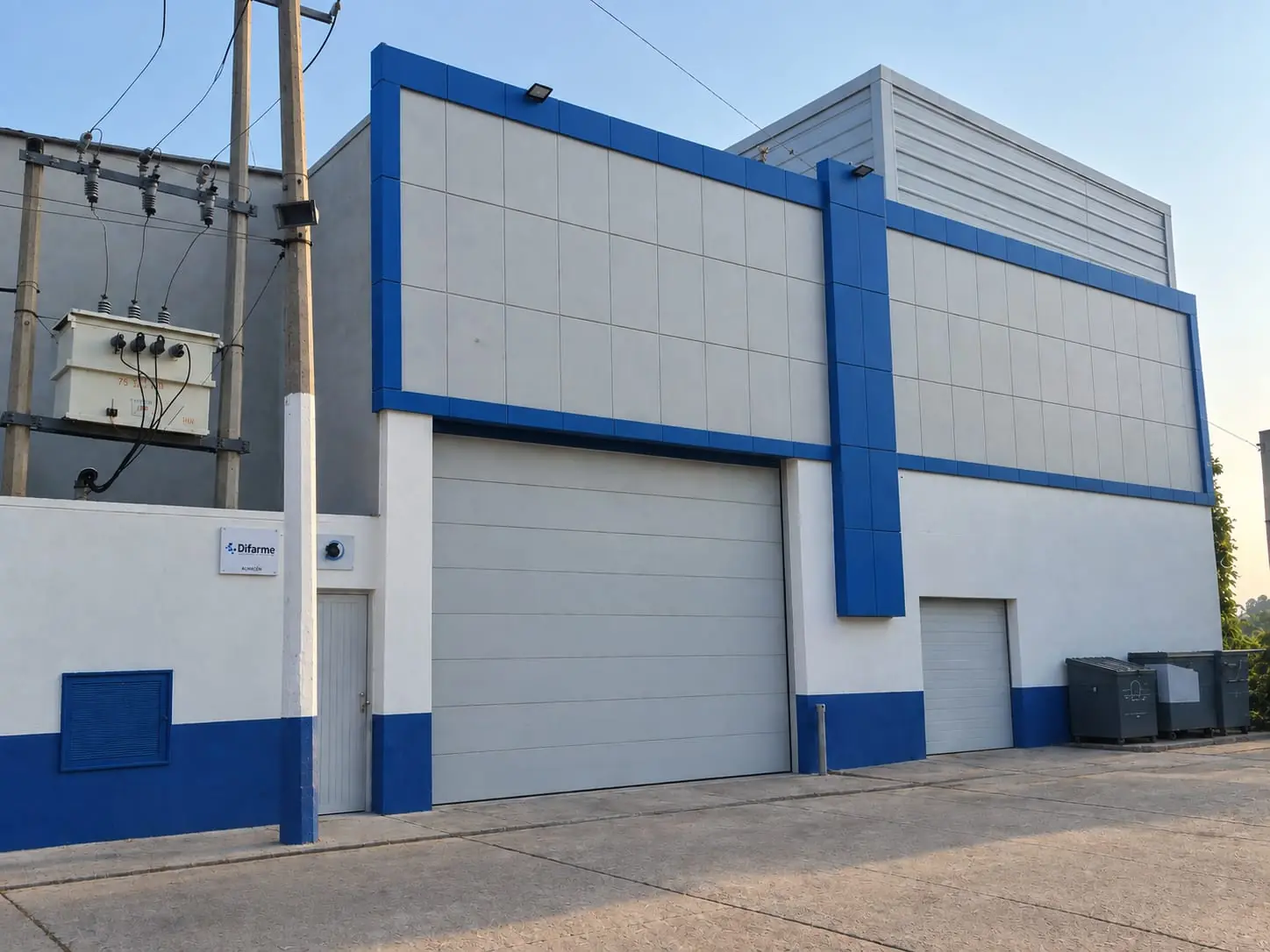 Fachada de las instalaciones de DIFARME